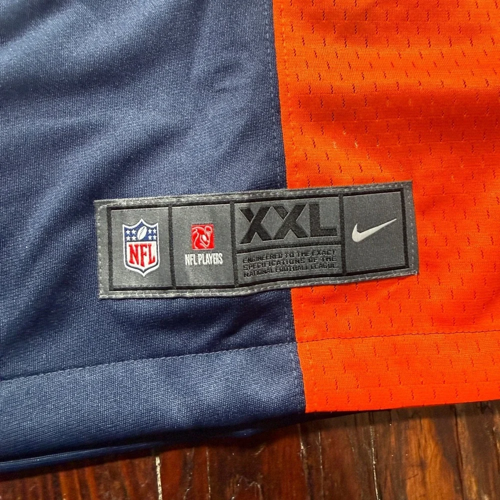 Denver Broncos‎ Jersey Nike On Field Russel Wilson #3 Jersey Blue Mens 2XL